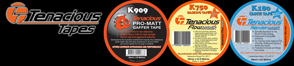 Super Matt Gaffer Tape and Specialist Masking Tapes