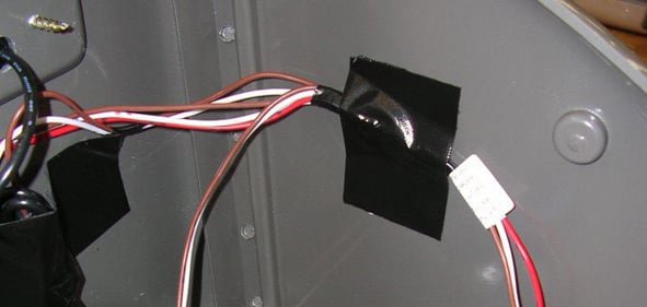 Electrical PVC tapes for holding wires