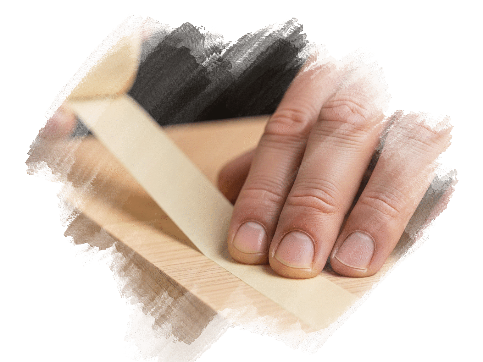 Adhesive tape application using SM01 masking tape by Tenacious Tapes
