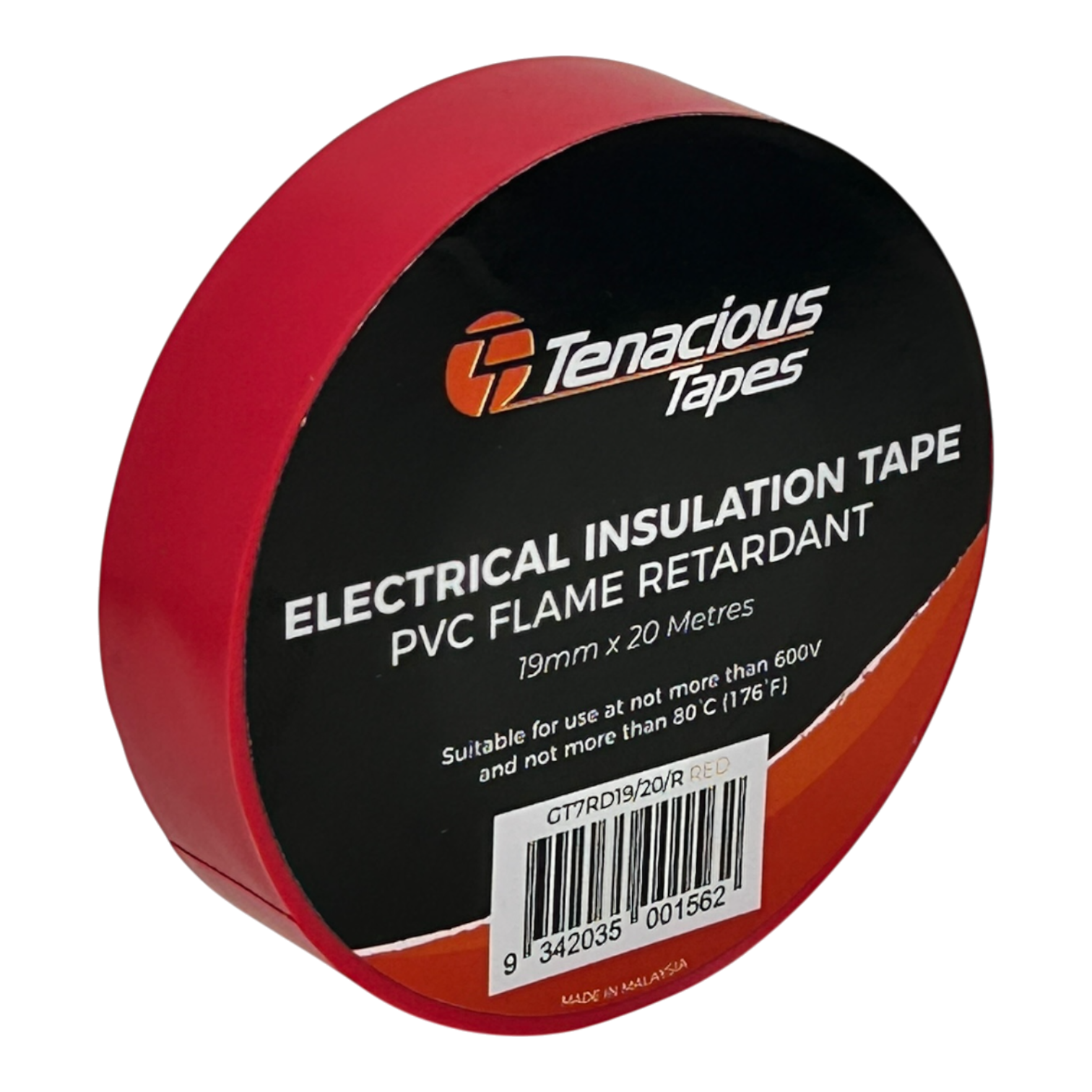 Tenacious Tapes PPVC Flame Retardant - Red