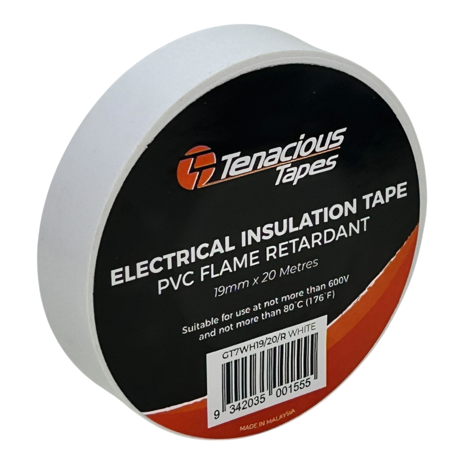 Tenacious Tapes PPVC Flame Retardant - White