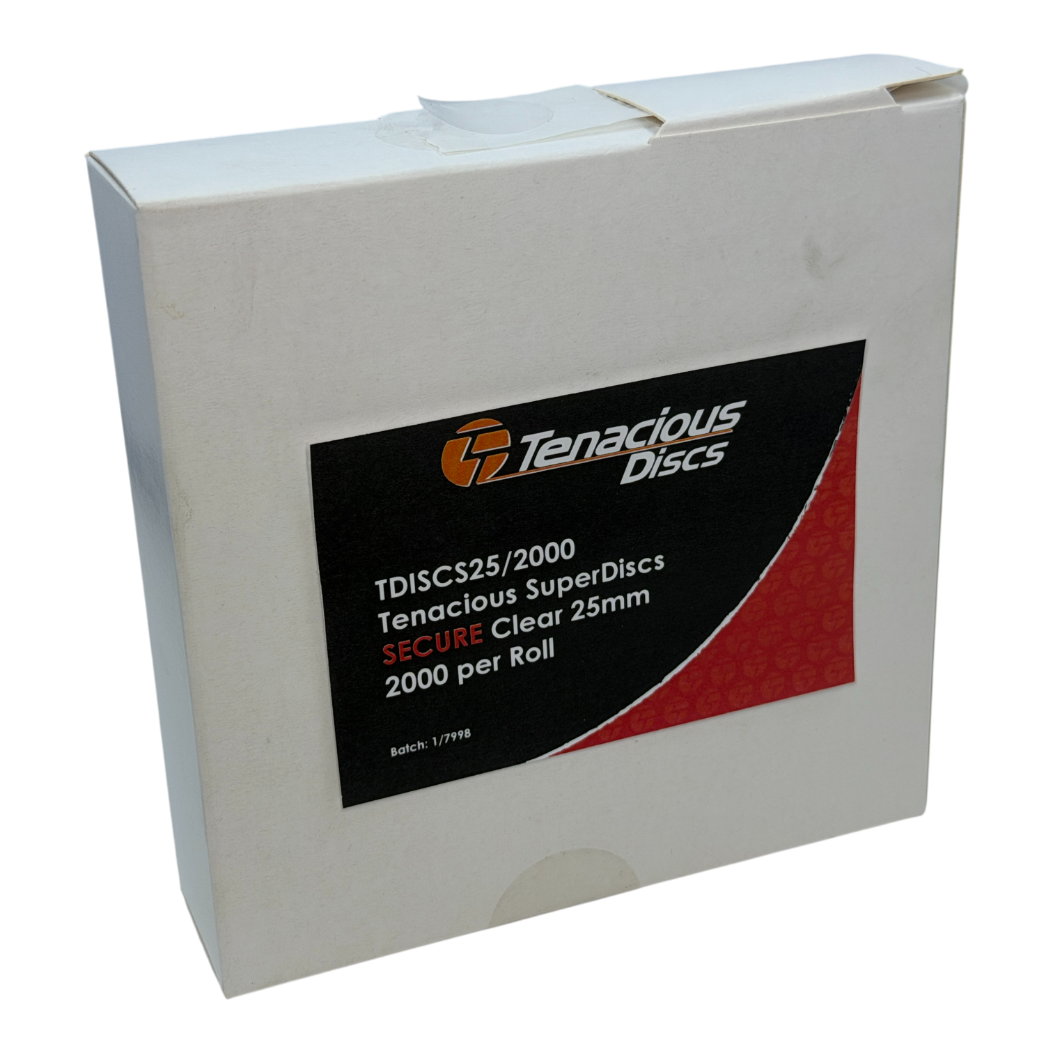 Tenacious SuperDiscs — Secure 25mm box