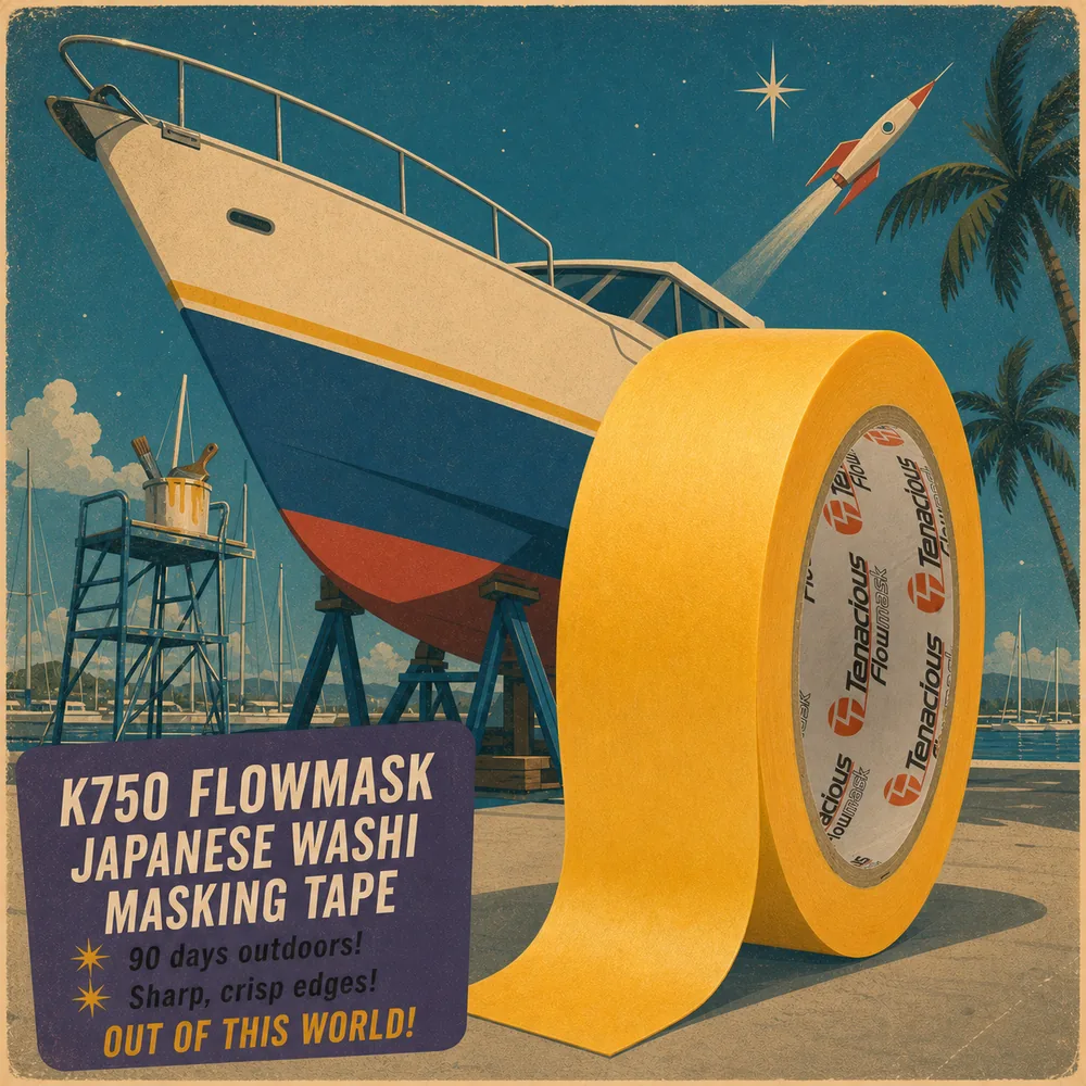 K750 FlowMask Japanese washi masking tape retro poster